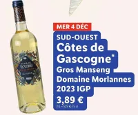 Lidl Gros manseng domaine morlannes 2023 igp Offres et Promotions