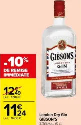 Carrefour Market London Dry Gin Offres et Promotions