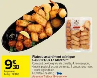 Carrefour Market Plateau assortiment asiatique CARREFOUR Le Marché Offres et Promotions