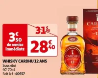 Auchan Hypermarché Whisky Cardhu 12 Ans Offres et Promotions