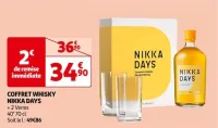 Auchan Hypermarché Coffret Whisky Nikka Days Offres et Promotions