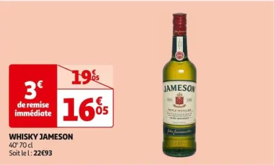 Auchan Hypermarché Whisky Jameson Offres et Promotions