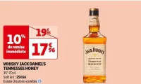 Auchan Hypermarché Whisky Jack Daniel's Tennessee Honey Offres et Promotions