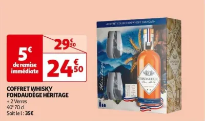 Auchan Hypermarché Coffret Whisky Fondaudège Héritage Offres et Promotions