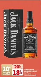 Auchan Hypermarché Coffret Whisky Jack Daniel's Old N°7 Offres et Promotions