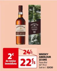 Auchan Hypermarché Whisky Aberlour 10 Ans Offres et Promotions