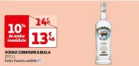 Auchan Hypermarché Vodka Zubrowka Biala Offres et Promotions