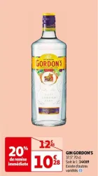 Auchan Hypermarché Gin Gordon's Offres et Promotions