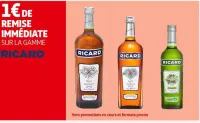 Auchan Hypermarché 1€ De Remise Immédiate Sur La Gamme Ricard Offres et Promotions