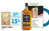 Auchan Hypermarché Whisky Label 5 Offres et Promotions