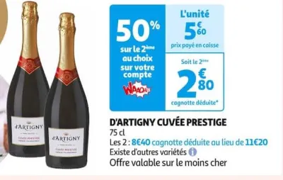 Auchan Hypermarché D'artigny Cuvée Prestige Offres et Promotions