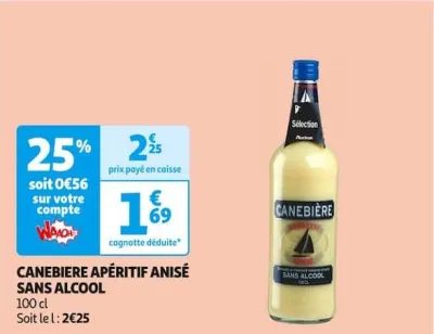 Auchan Hypermarché Canebiere Apéritif Anisé Sans Alcool Offres et Promotions