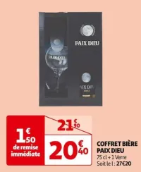 Auchan Hypermarché Coffret Bière Paix Dieu Offres et Promotions