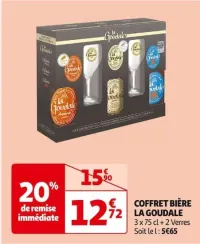 Auchan Hypermarché Coffret Bière La Goudale Offres et Promotions