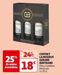 Auchan Hypermarché Coffret La Reserve Gerard Bertrand Offres et Promotions