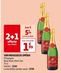 Auchan Hypermarché Vin Mousseux Opéra Offres et Promotions