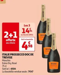 Auchan Hypermarché Italie Prossecco Doc De Trevise Offres et Promotions