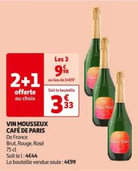 Auchan Hypermarché Vin Mousseux Café De Paris Offres et Promotions