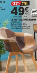 Centrakor LE FAUTEUIL PATCHWORK Offres et Promotions