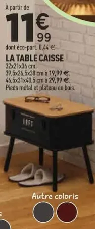 Centrakor LA TABLE CAISSE Offres et Promotions