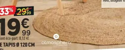 Centrakor LE TAPIS Ø 120 CM Offres et Promotions