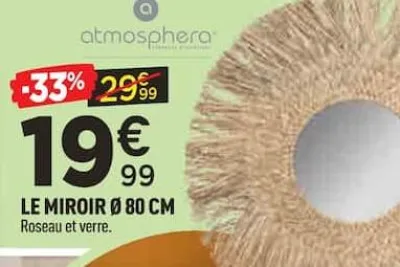 Centrakor LE MIROIR Ø 80 CM Offres et Promotions