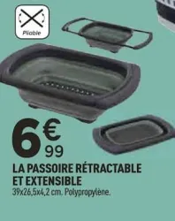 Centrakor LA PASSOIRE RÉTRACTABLE ET EXTENSIBLE Offres et Promotions