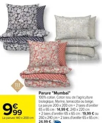 Carrefour Parure "Mumbai" Offres et Promotions