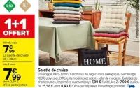 Carrefour Galette de chaise Offres et Promotions