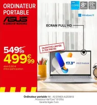 Carrefour Ordinateur portable - 17.3'' Offres et Promotions