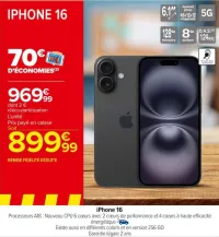 Carrefour iPhone 16 Offres et Promotions