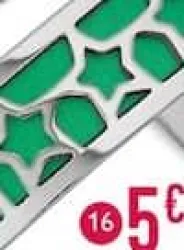 E.Leclerc Simili cuir vert-noir pour bracelet jonc Offres et Promotions