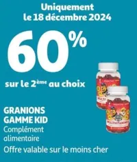 Auchan Hypermarché Granions Gamme Kid Offres et Promotions