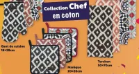 Maxi Bazar Gant de cuisine 18X28cm ou Manique 20X20cm ou Torchon 50X70cm Offres et Promotions