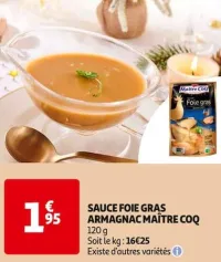 Auchan Hypermarché Sauce Foie Gras Armagnac Maître Coq Offres et Promotions