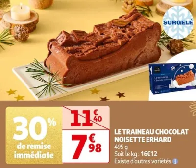 Auchan Hypermarché Le Traineau Chocolat Noisette Erhard Offres et Promotions