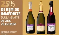 Auchan Hypermarché 25% De Remise Immédiate Sur La Gamme De Vins Vilaveroni Offres et Promotions