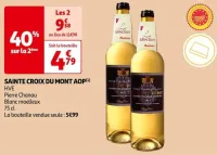 Auchan Hypermarché Sainte Croix Du Mont Aop Offres et Promotions