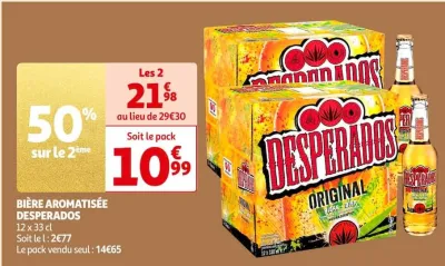 Auchan Hypermarché Bière Aromatisée Desperados Offres et Promotions