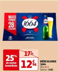 Auchan Hypermarché Bière Blonde 1664 Offres et Promotions