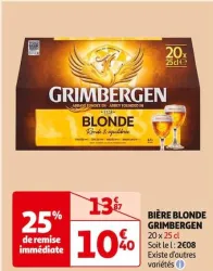 Auchan Hypermarché Bière Blonde Grimbergen Offres et Promotions