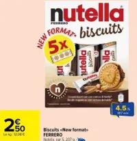 Carrefour Market Biscuits "New format" Offres et Promotions