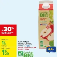 Carrefour Market 100% Pur jus Offres et Promotions