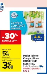 Carrefour Market Papier Toilette Compact Blanc Offres et Promotions