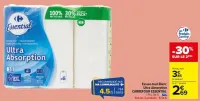 Carrefour Market Essuie-tout Blanc Ultra Absorption Offres et Promotions