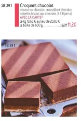 Picard Croquant chocolat Offres et Promotions