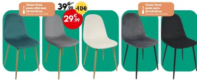 Maxi Bazar Chaise Tonia Offres et Promotions