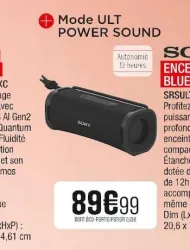 Extra Enceinte bluetooth Offres et Promotions