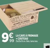 Centrakor La cave à fromage + couteau Offres et Promotions