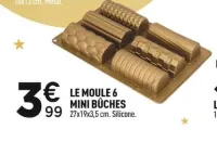 Centrakor Le moule 6 mini bûches Offres et Promotions